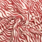 Preview: Woven pl quilted waterproof Moos zebra red